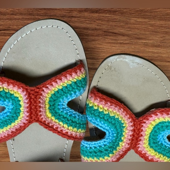 EUC Mini Boden Crochet Sandals - Picture 4 of 5